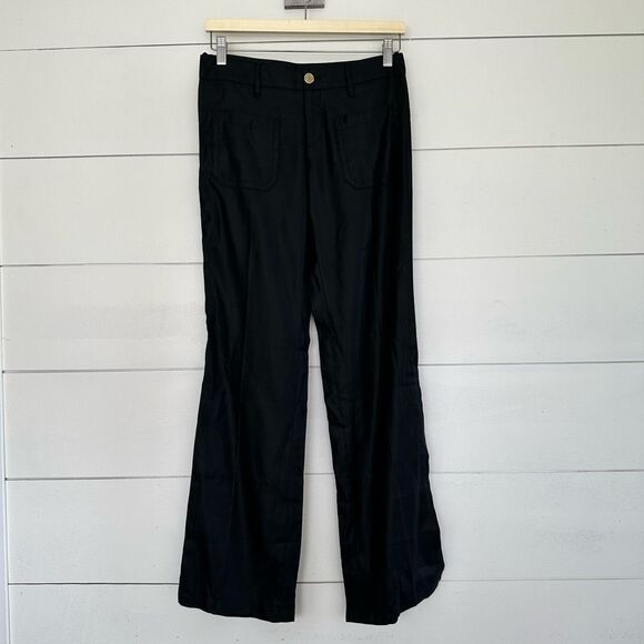 Gucci Women’s Black 38 Silk Blend Fodera Lining Doublure Made in Italy Pants - Picture 1 of 7